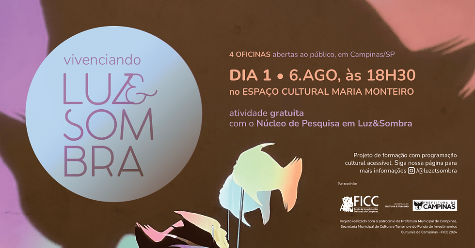 Vivenciando Luz&Sombra: oficina em Campinas propõe experiência poética com teatro de sombras