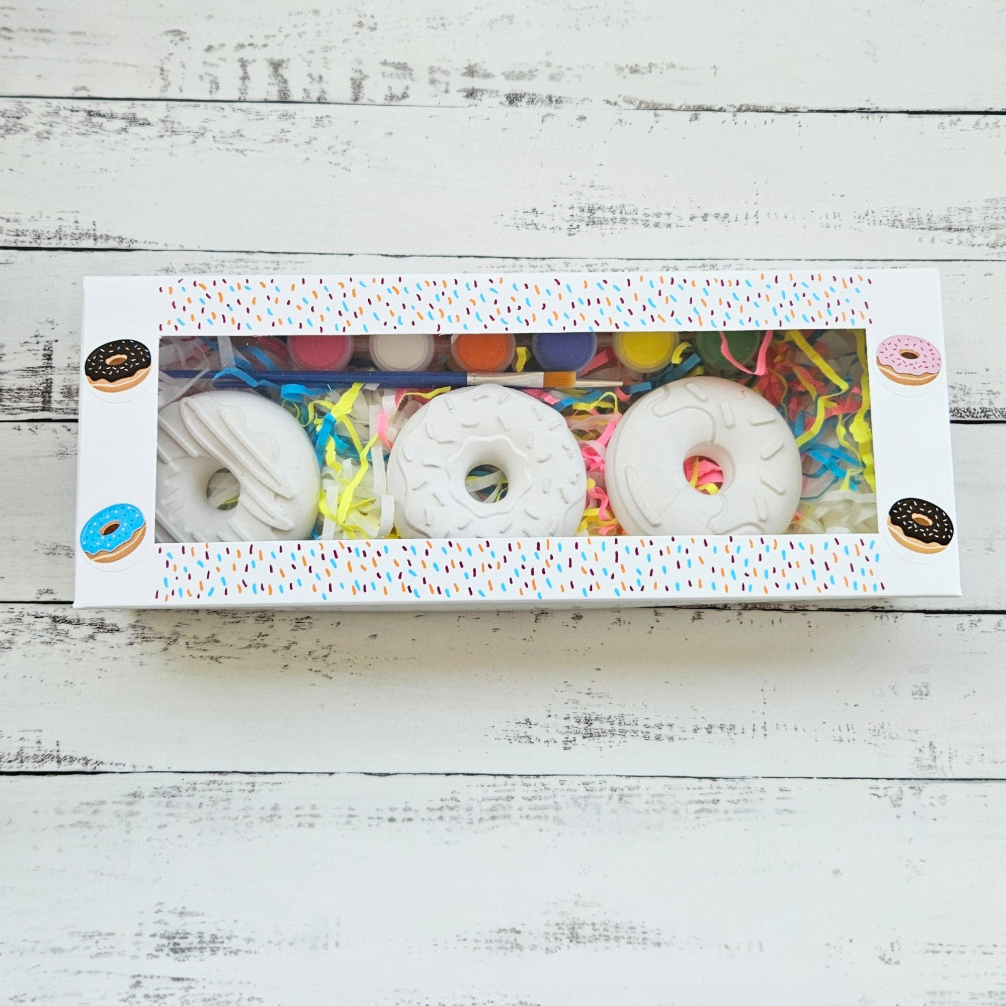 BOX DONAS, Kit creativo de yeso +imán