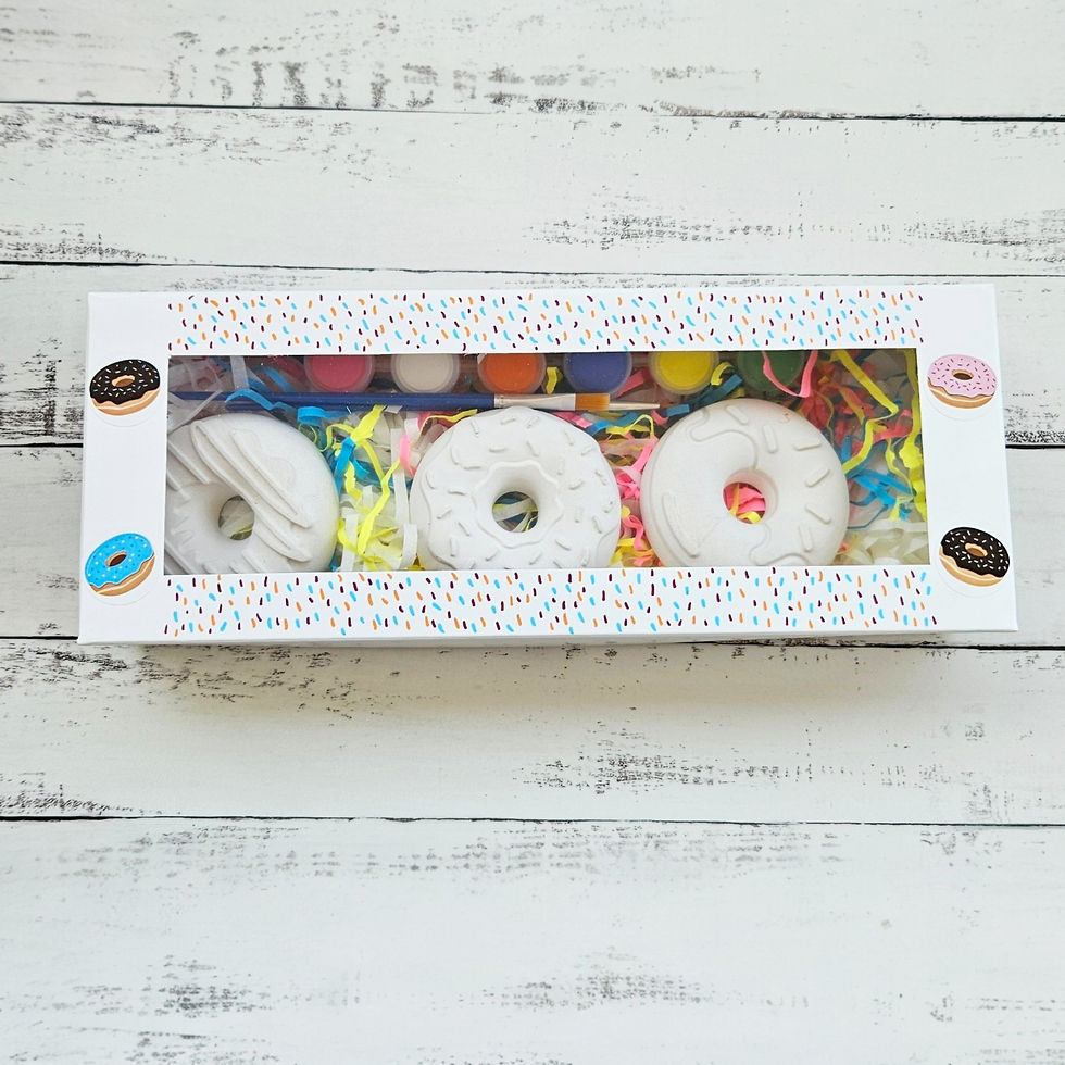 Miniatura: BOX DONAS, Kit creativo de yeso +imán