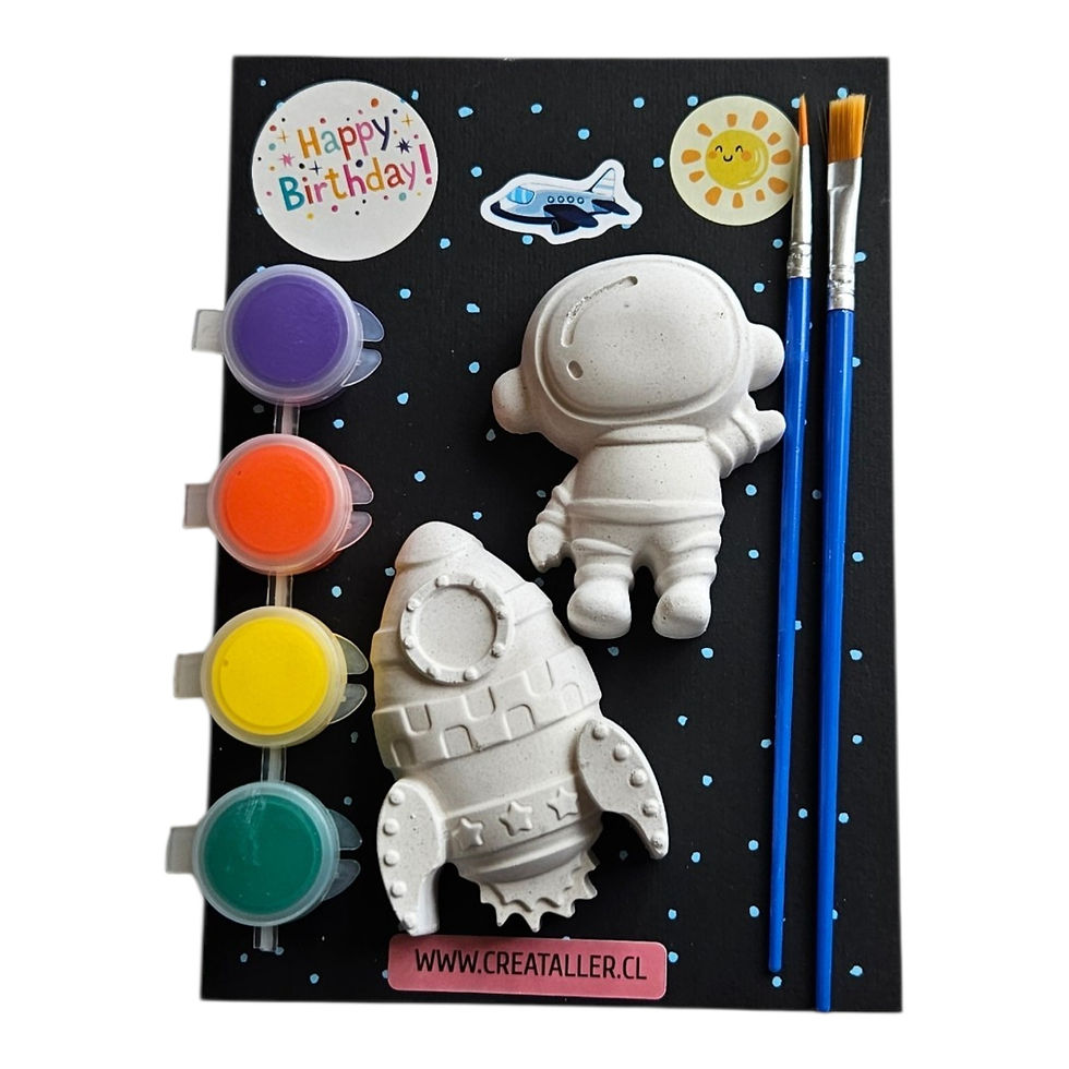 Este kit creativo, es la actividad perfecta para fiestas o sorpresas decumpleaños, donde los niños se podrán divertir, crear