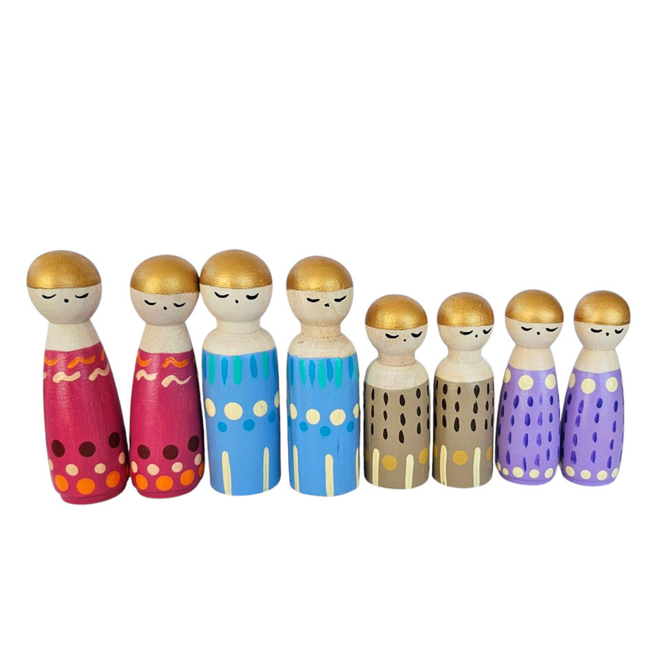 Miniatura: Caja de madera +set de 36 Famores