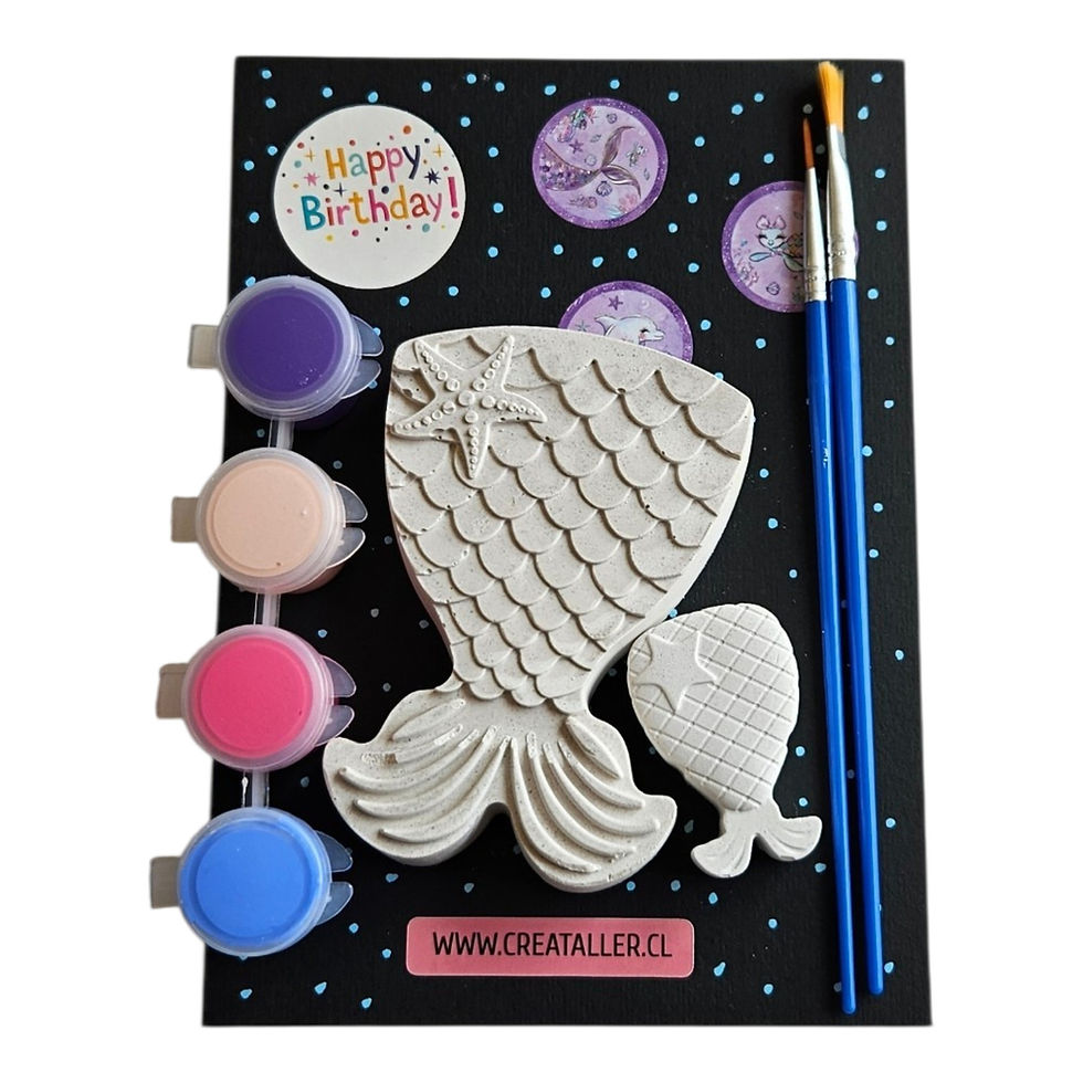 Este kit creativo, es la actividad perfecta para fiestas o sorpresas decumpleaños, donde los niños se podrán divertir, crear