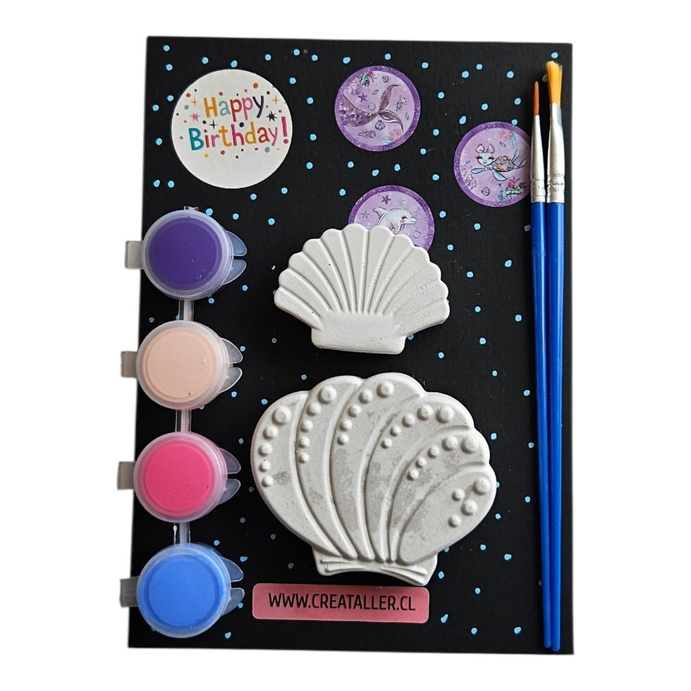 Este kit creativo, es la actividad perfecta para fiestas o sorpresas decumpleaños, donde los niños se podrán divertir, crear