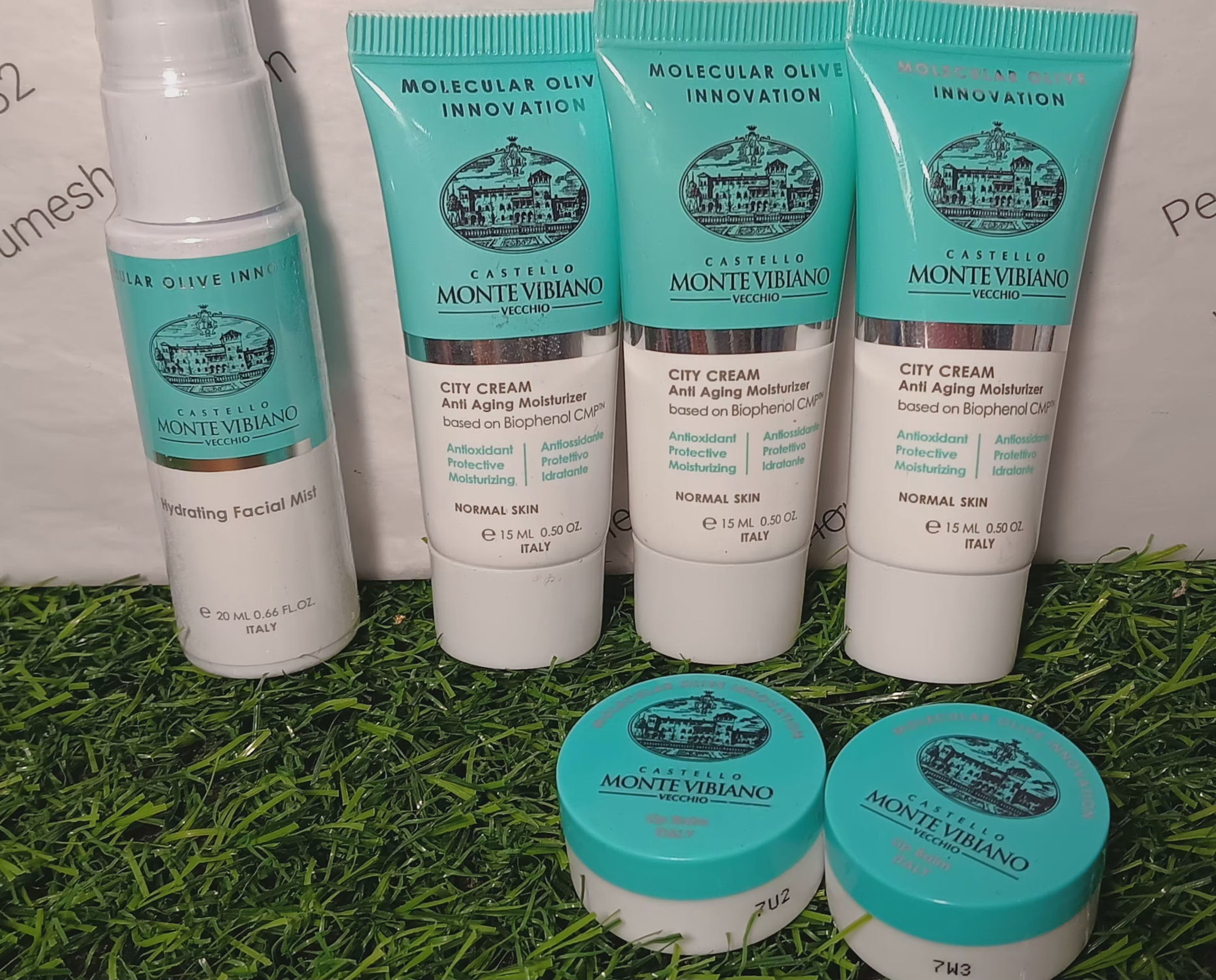 City Cream,lipbalm and facial mist by Castello Monte Vibiano