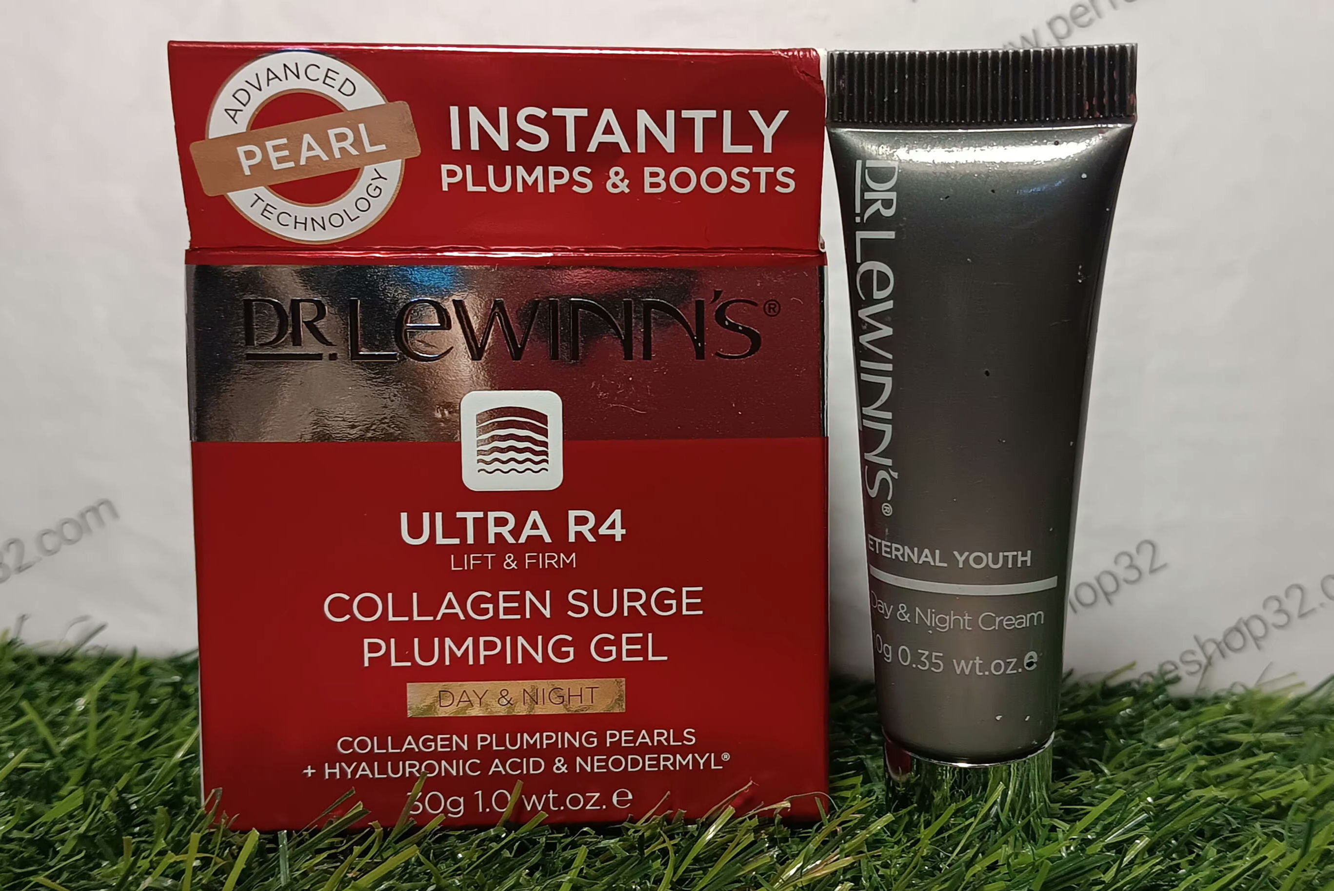Dr Lewinns Ultra r4 collagen surge plumping gel 30gms and Eternal youth 10gms