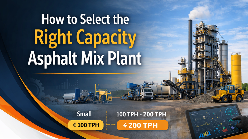 How to Select the Right Capacity Asphalt Mix Plant