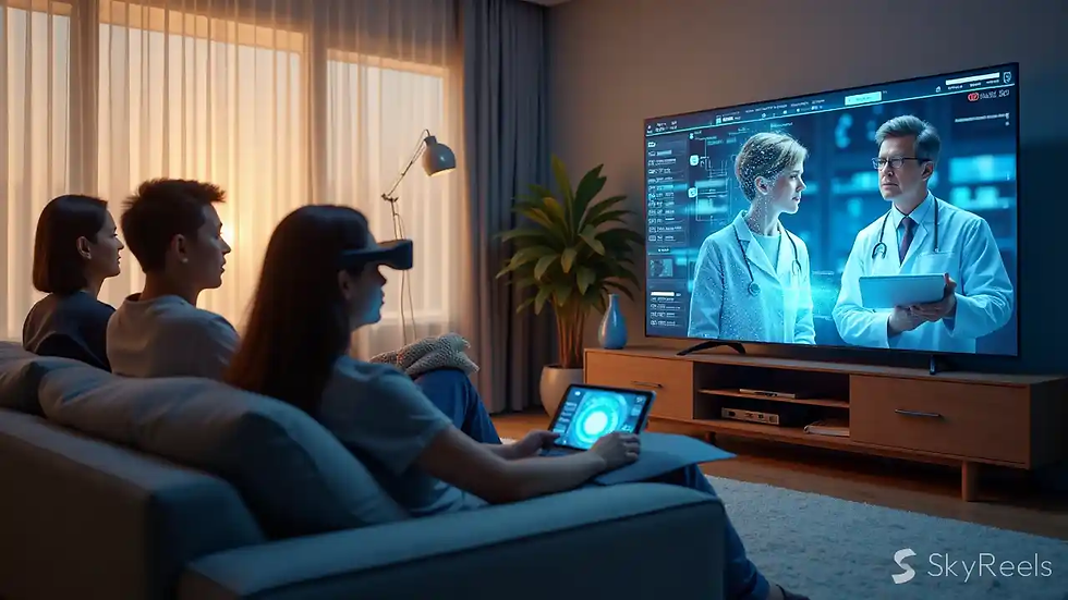 Como Funciona a Tecnologia 5G: O 5G unindo pessoas, saúde e entretenimento no dia a dia.