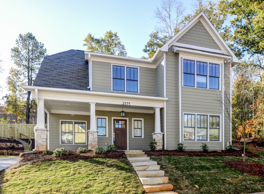 Completed custom home