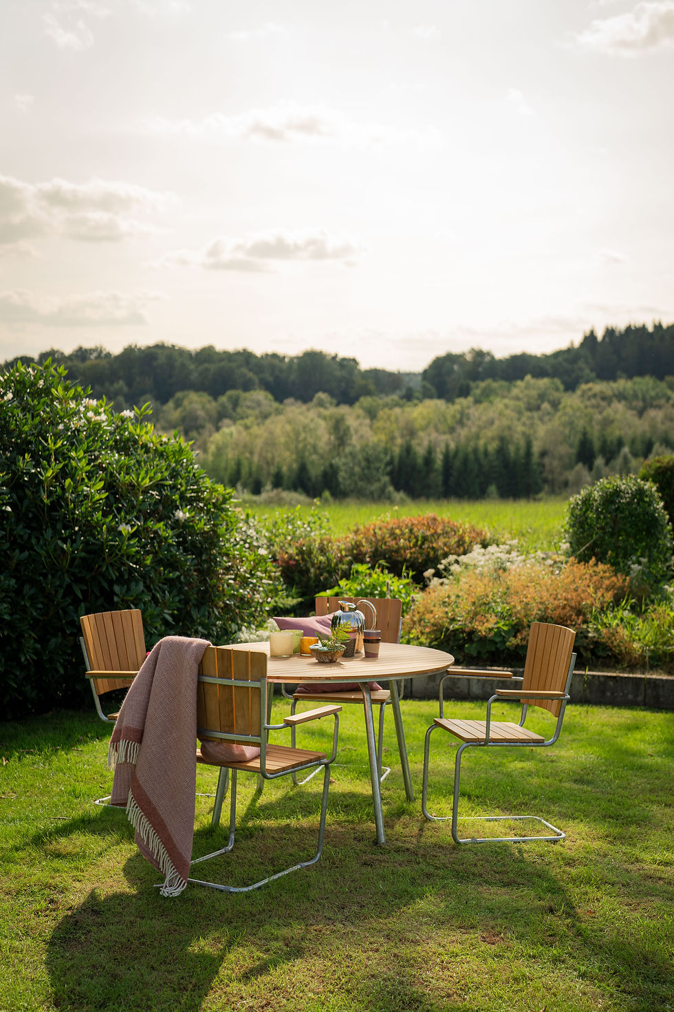 Sandhamn matgrupp teak