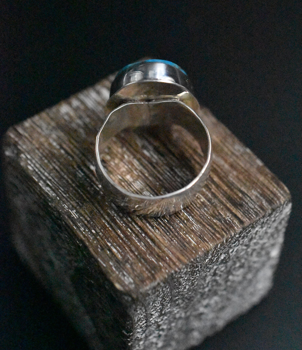 Thumbnail: Billy Band Turquoise Ring