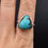 Thumbnail: Tall Turquoise Twist Ring