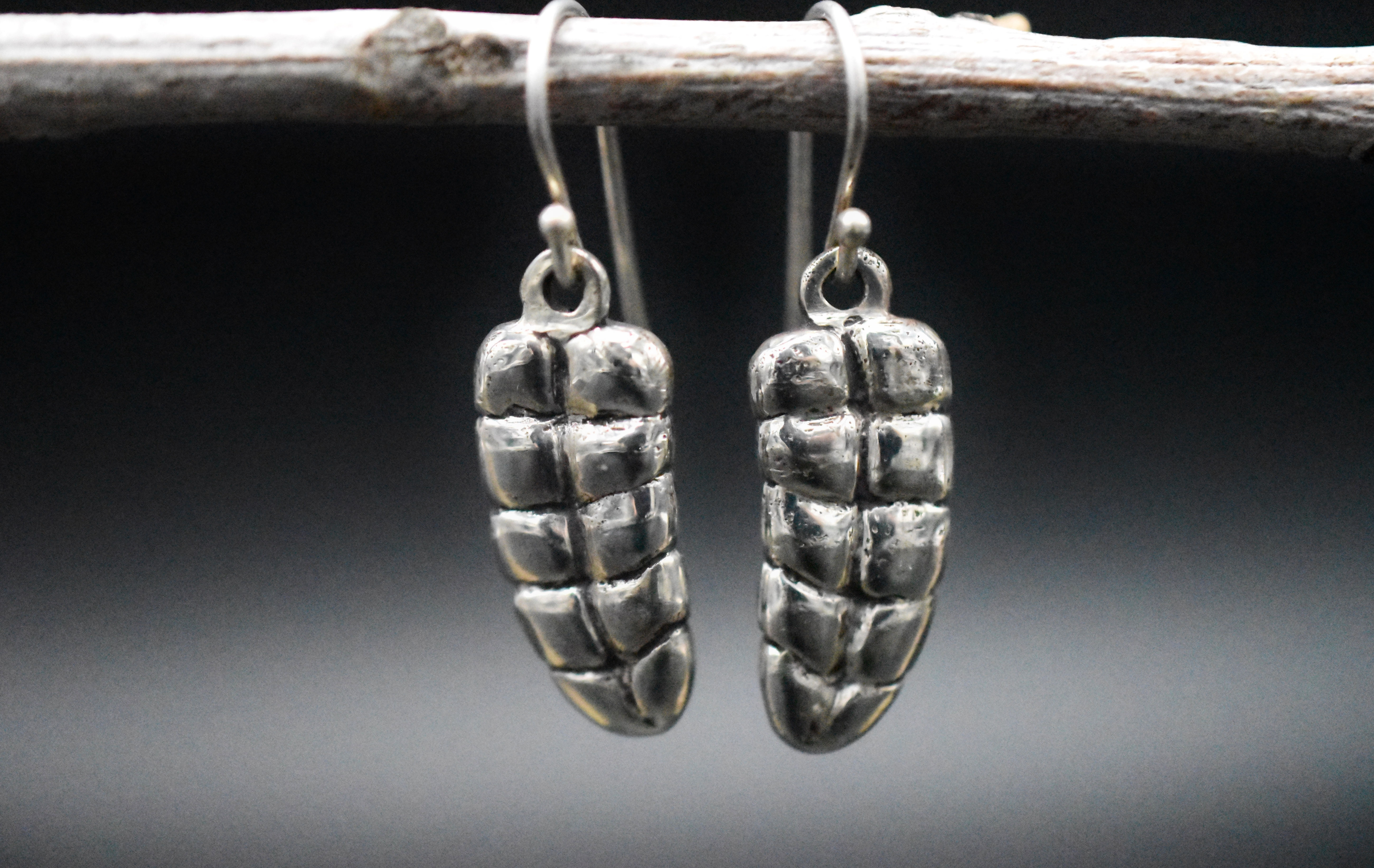 Rattlesnake Tail Earring Set