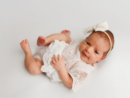 Capturing Timeless Treasures: Baby Ella's Luxury Newborn Portrait Session