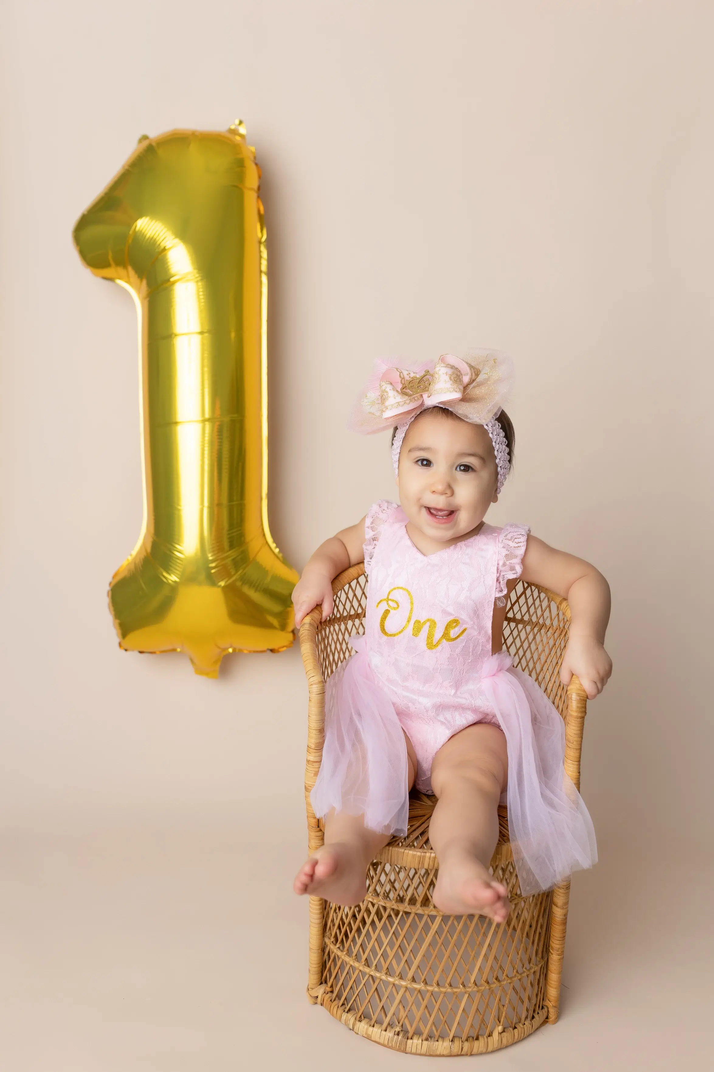 Corpus Christi first birthday photoshoot, baby birthday portrait session