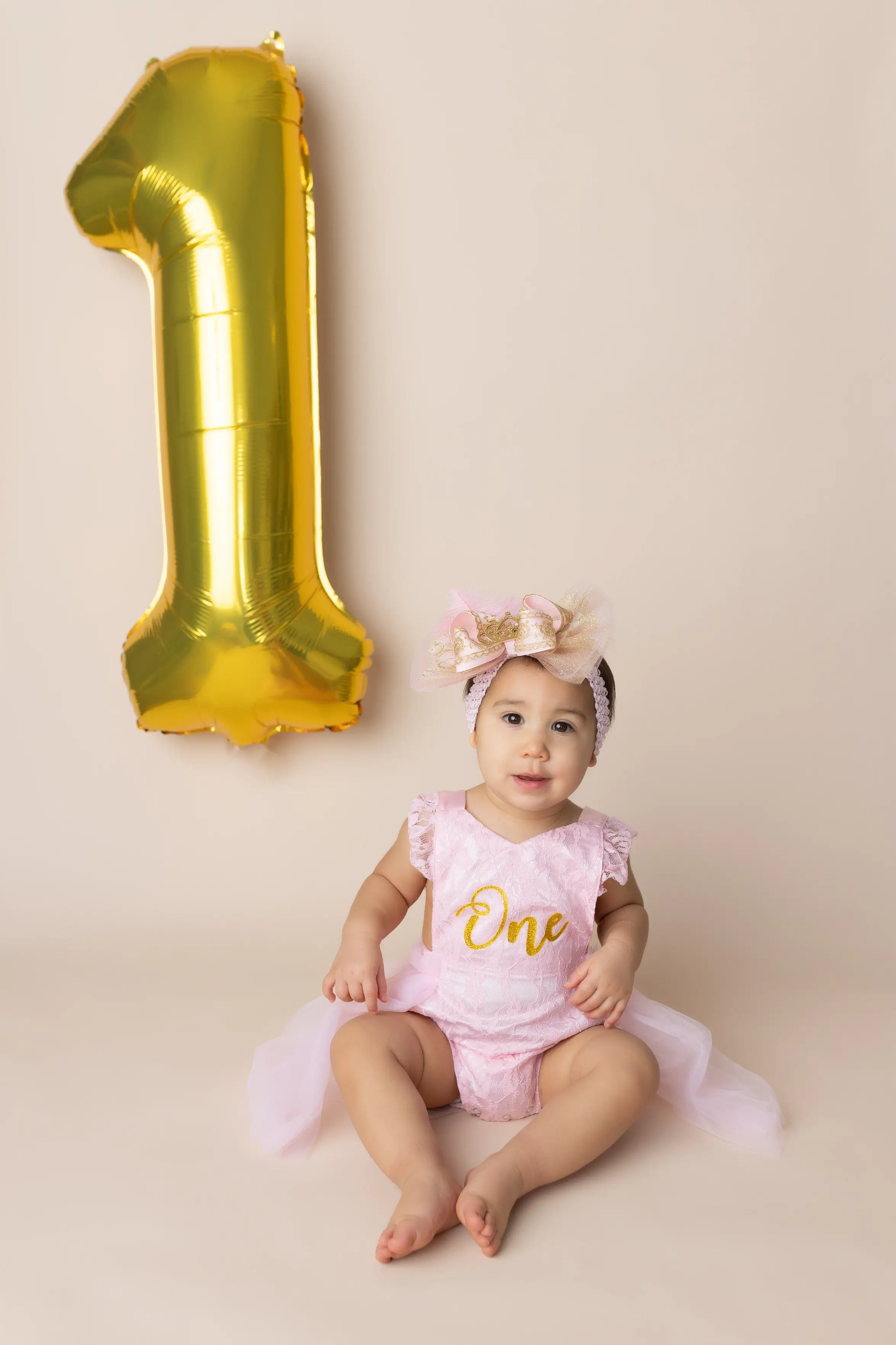 Corpus Christi first birthday photoshoot, baby birthday portrait session