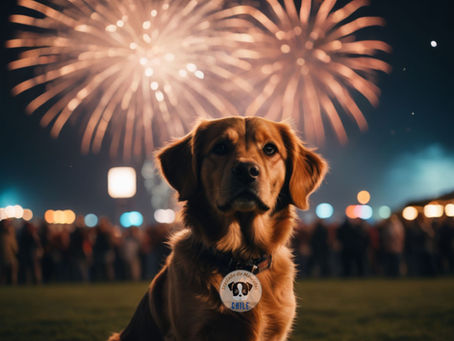 Fuegos artificiales y mascotas