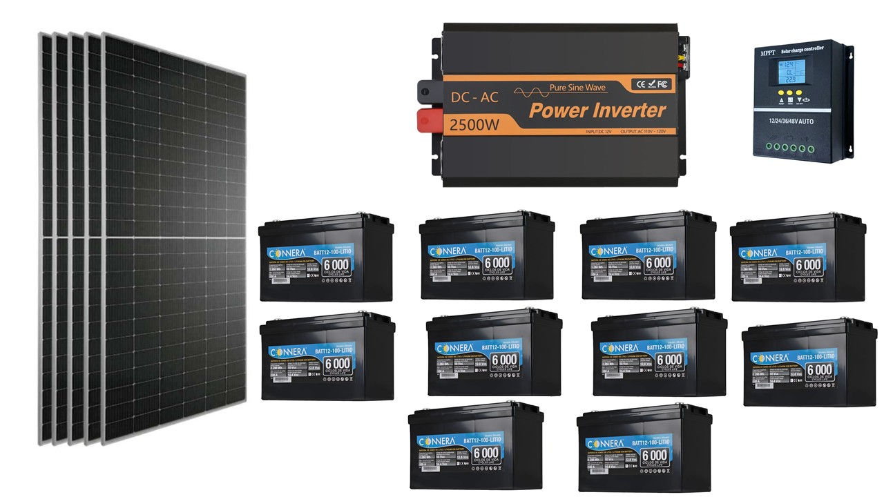 Kit Sistema Solar Aislado Isla #5
