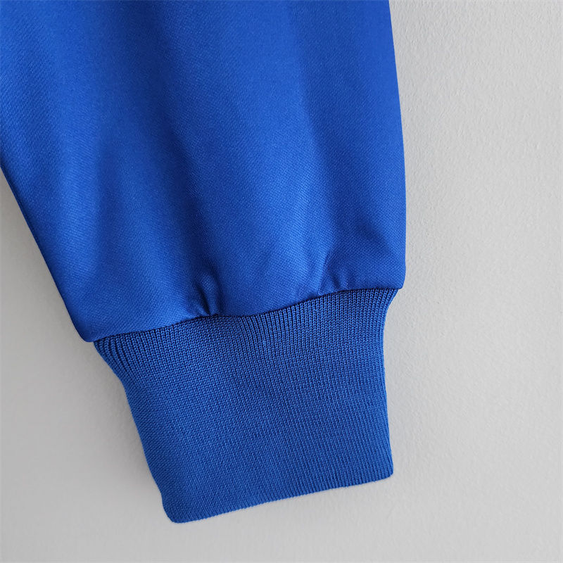 Miniatura: Retro Seleção França Principal Manga Comprida 88/90