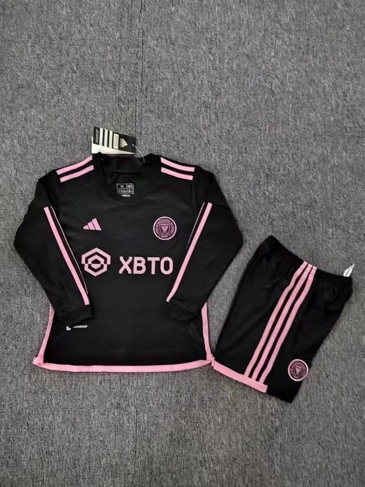 Kit Criança Inter Miami Alternativa Manga Comprida 23/24