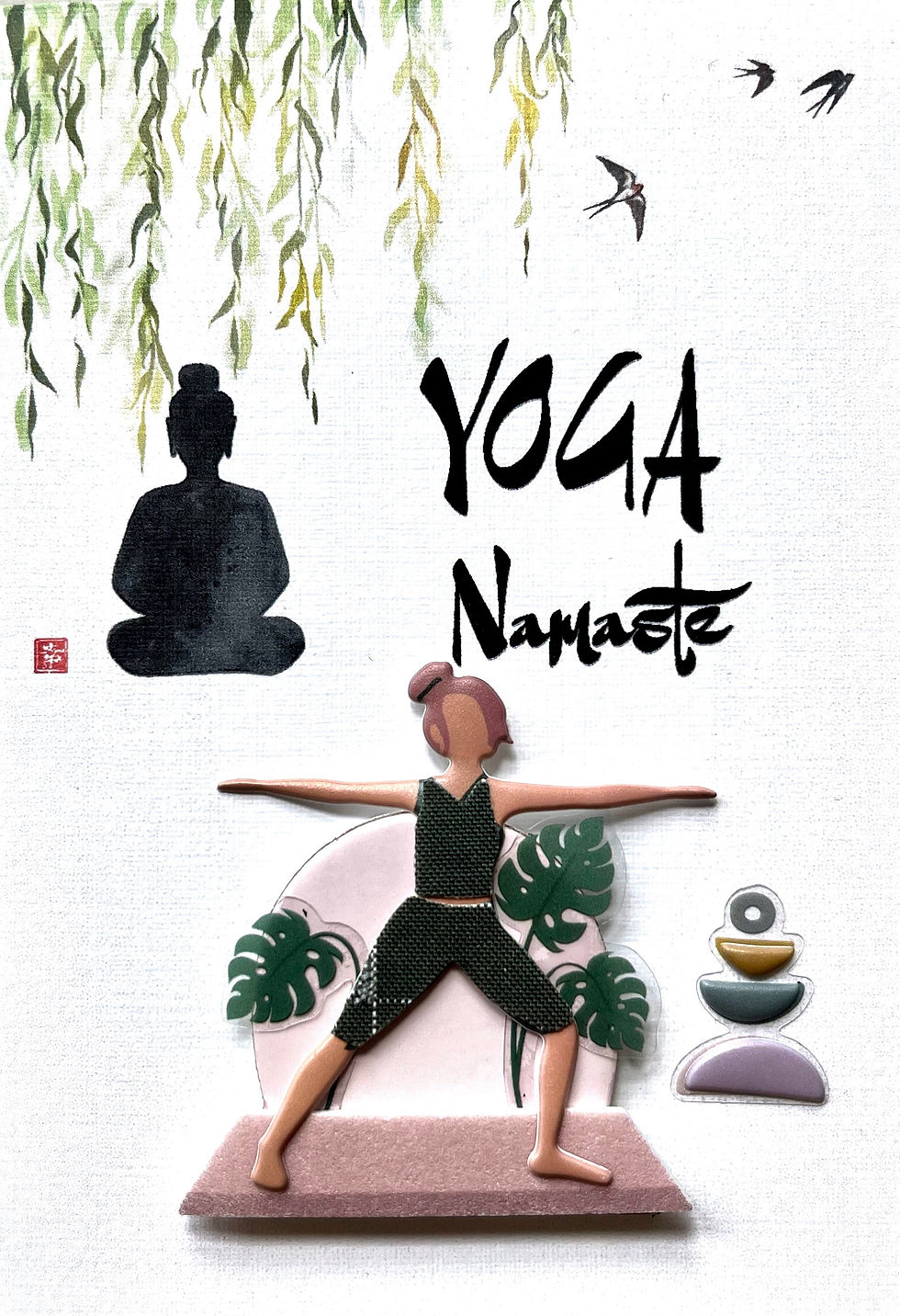 1521 Exercise Yoga Greeting Card
