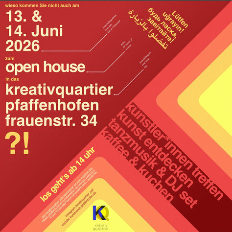 2026 - Open House des Kreativquartiers zum Kunstwochenende