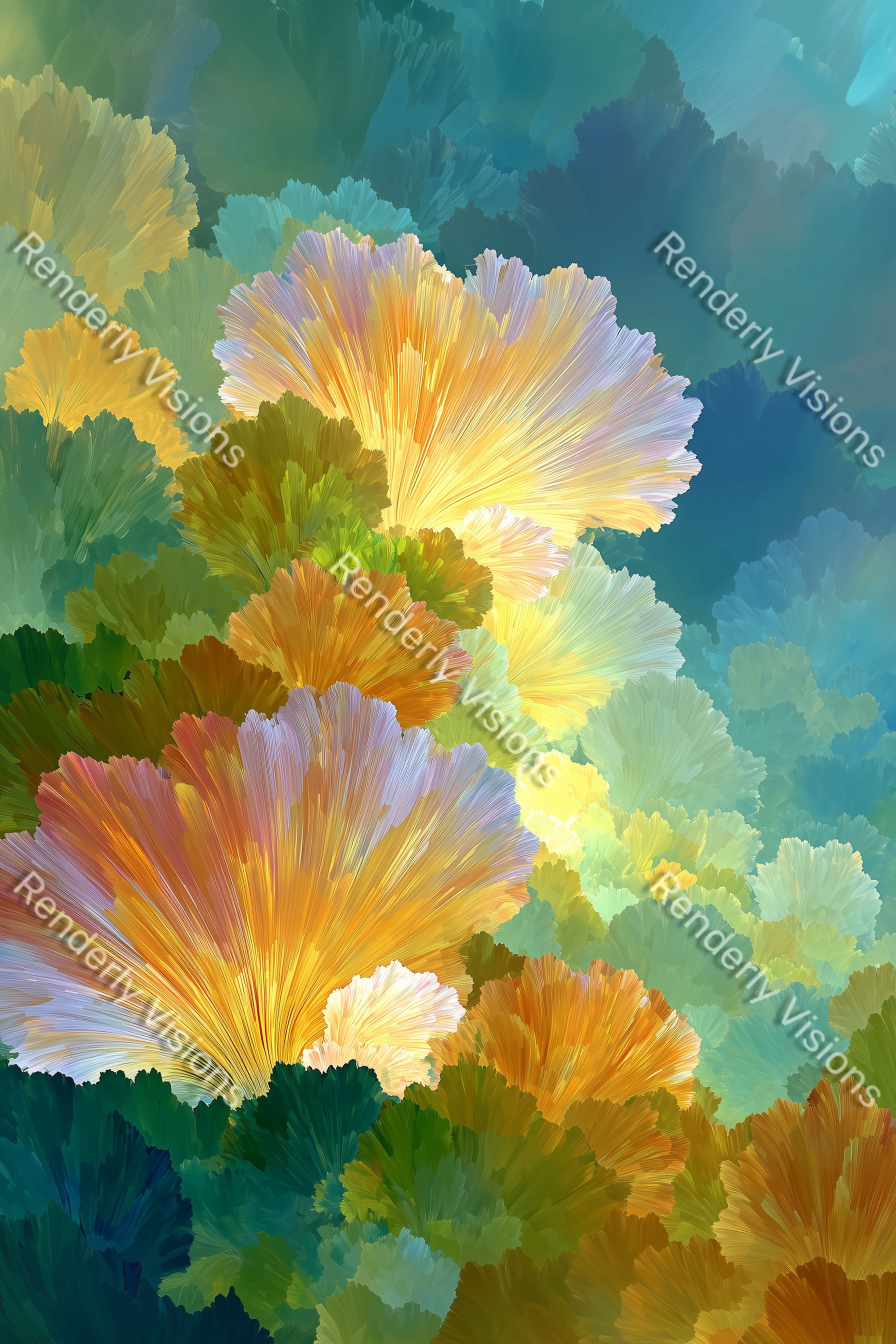 Glassflower | fine art fractal
