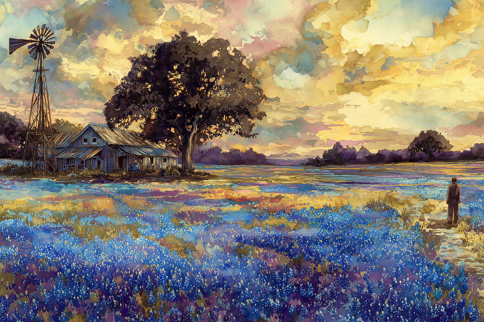 Fields of Blue