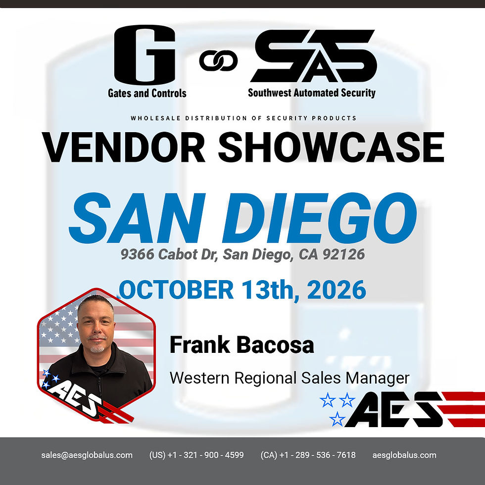 Gates and Controls San Diego Vender Showcase