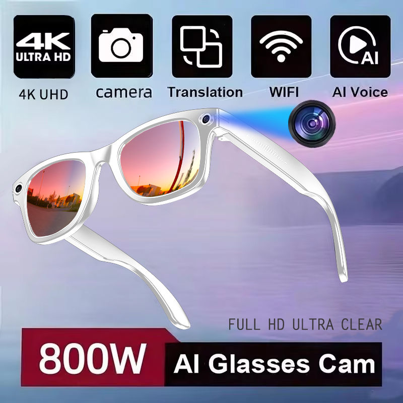 Thumbnail: AI Smart Camera Glasses – Translation, Photo & Video Recording