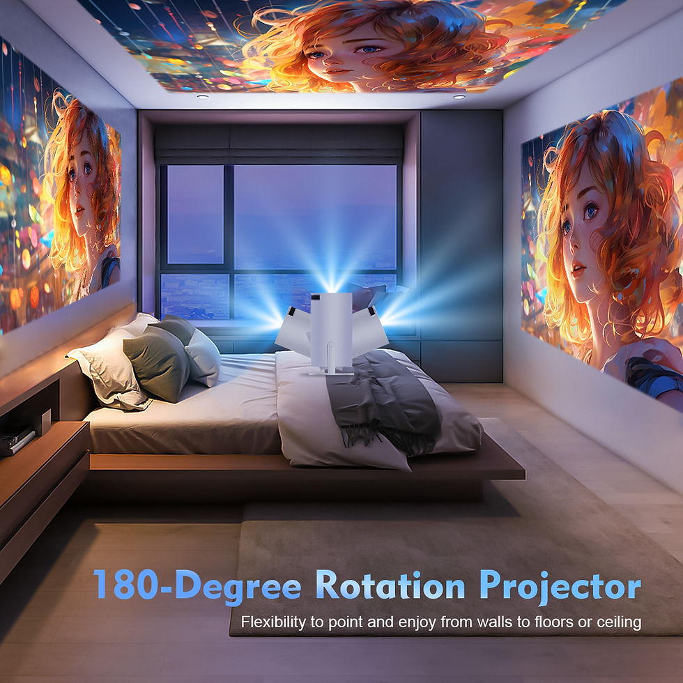 Thumbnail: HY300 Pro 8K Smart Projector – Android 14, WiFi 6 & Bluetooth