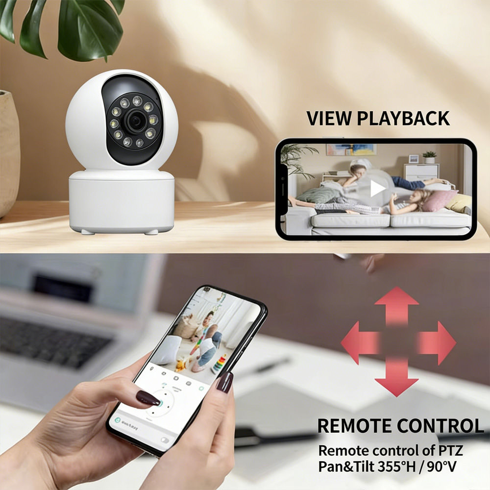 Smart Pet Camera – 360° View with App Control