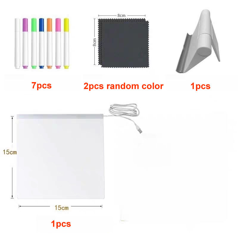 Thumbnail: Magic Glow LCD Drawing Tablet – Reusable Light-Up Doodle Board for Kids