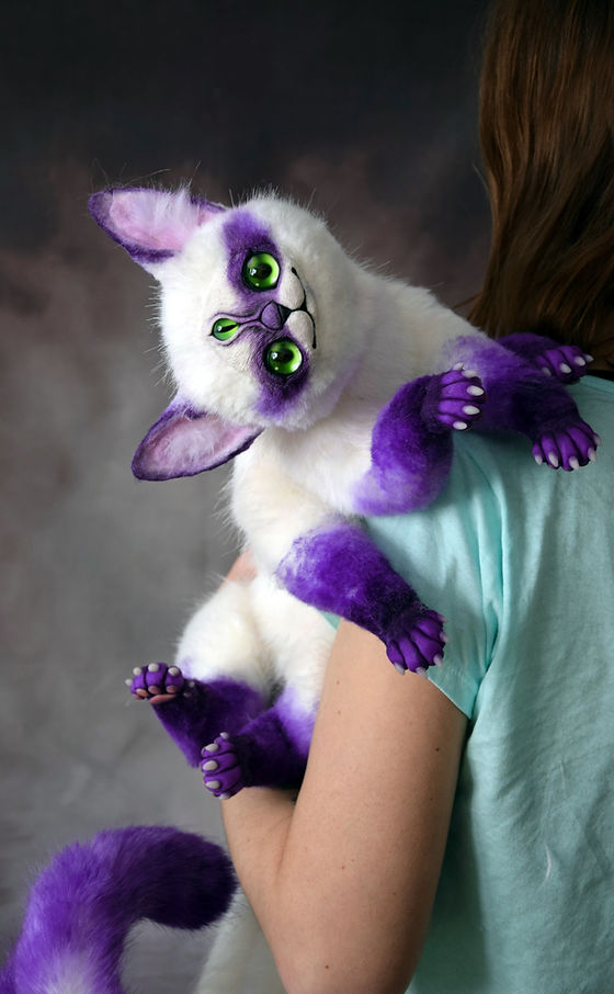 One and a Half Purple Cats | Gakman Creatures