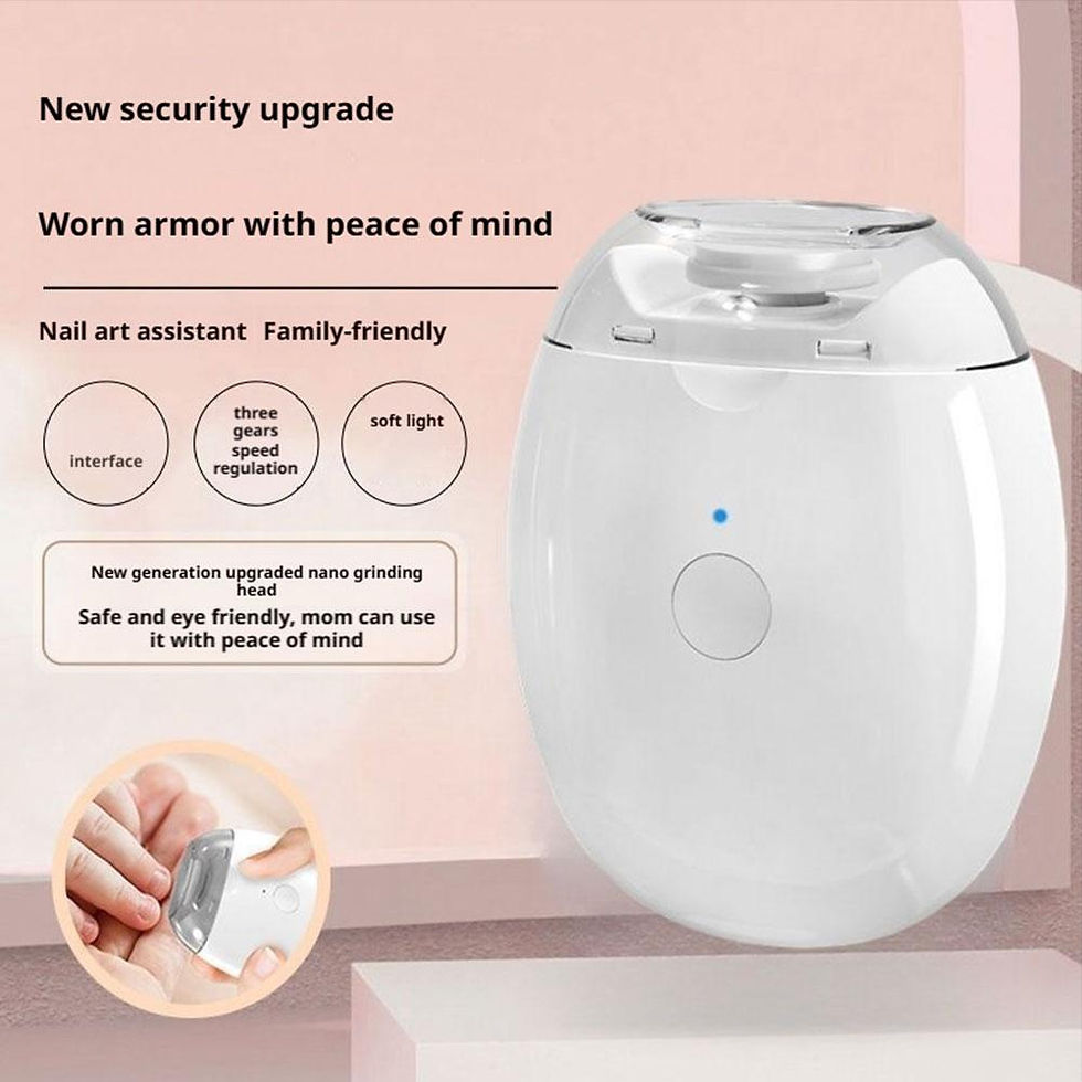 Thumbnail: Electric Nail Clipper Cutter With LED Light Rechargeable Nail Cutter Manicure Fo
