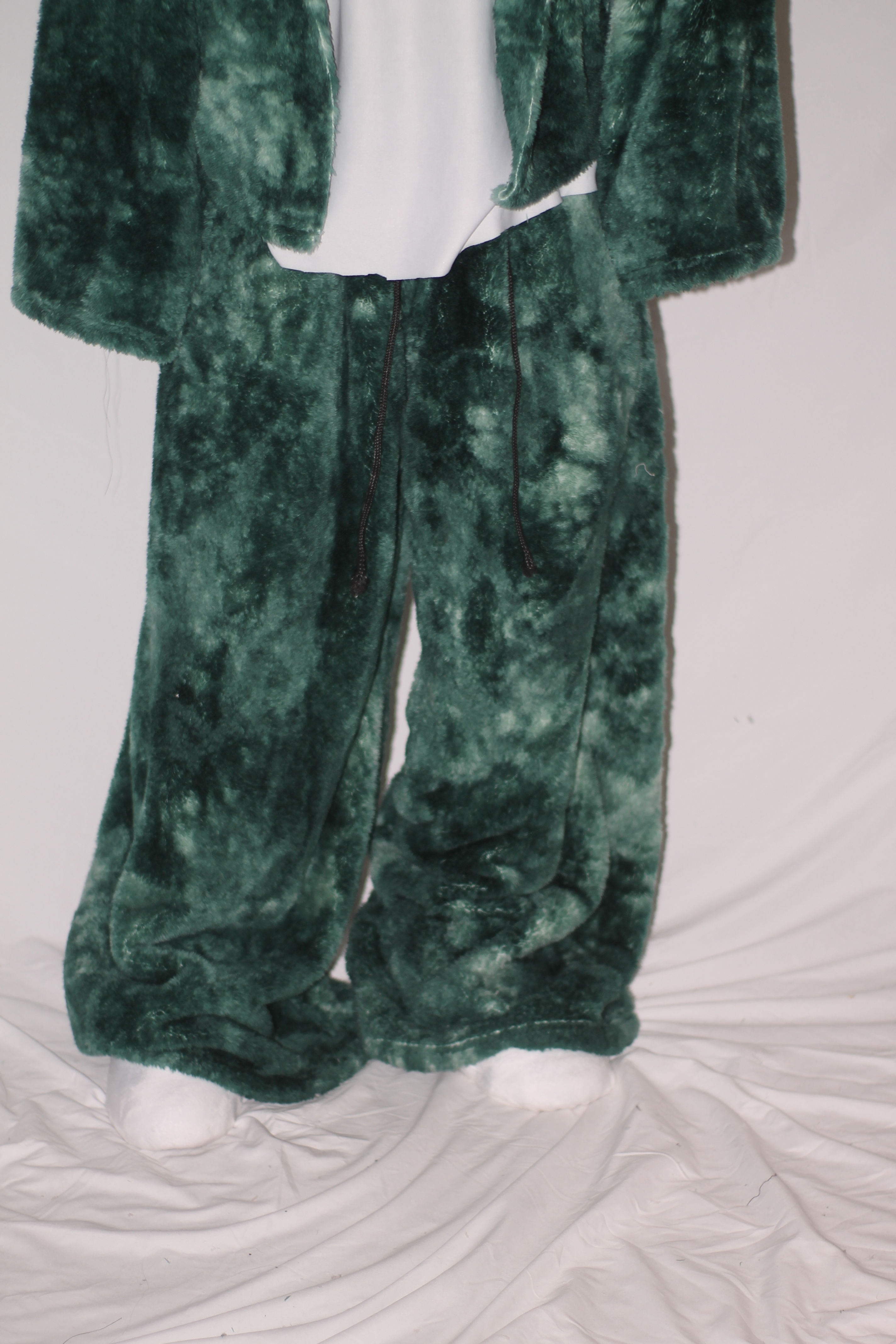 Green Fuz Sweats