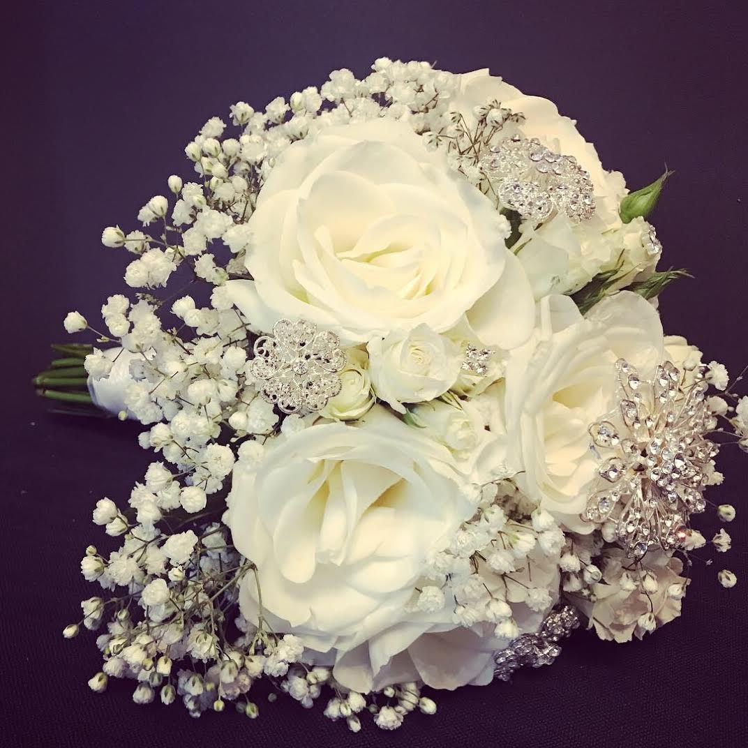 Babies Breath Bling Bouquet