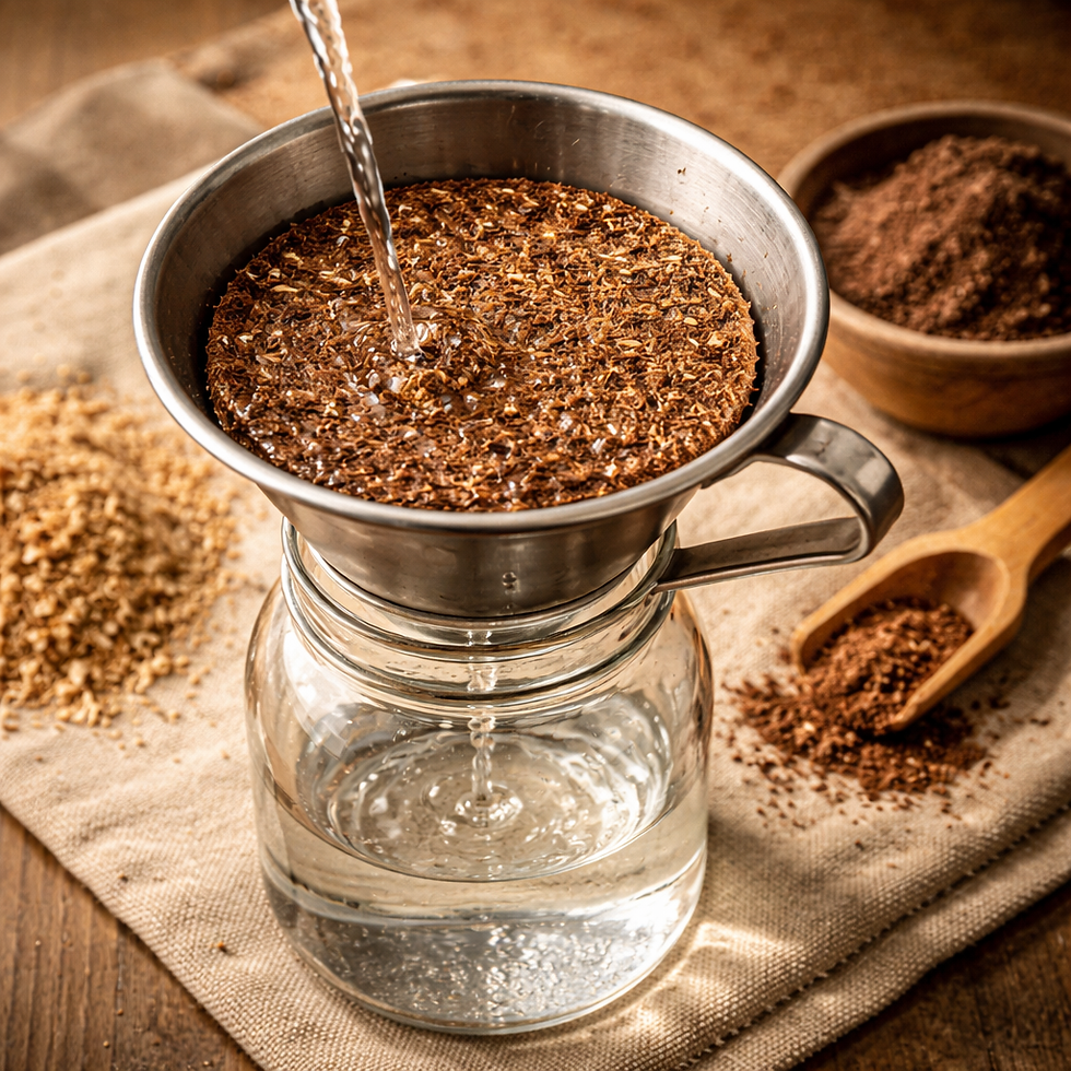 🌿 Lignin Bio-Composite: From Filter to Fungi-Form