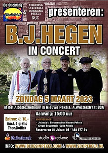 B.J. Hegen in concert bij Blues in Pekel. Meer info op www.bluesinpekel.com