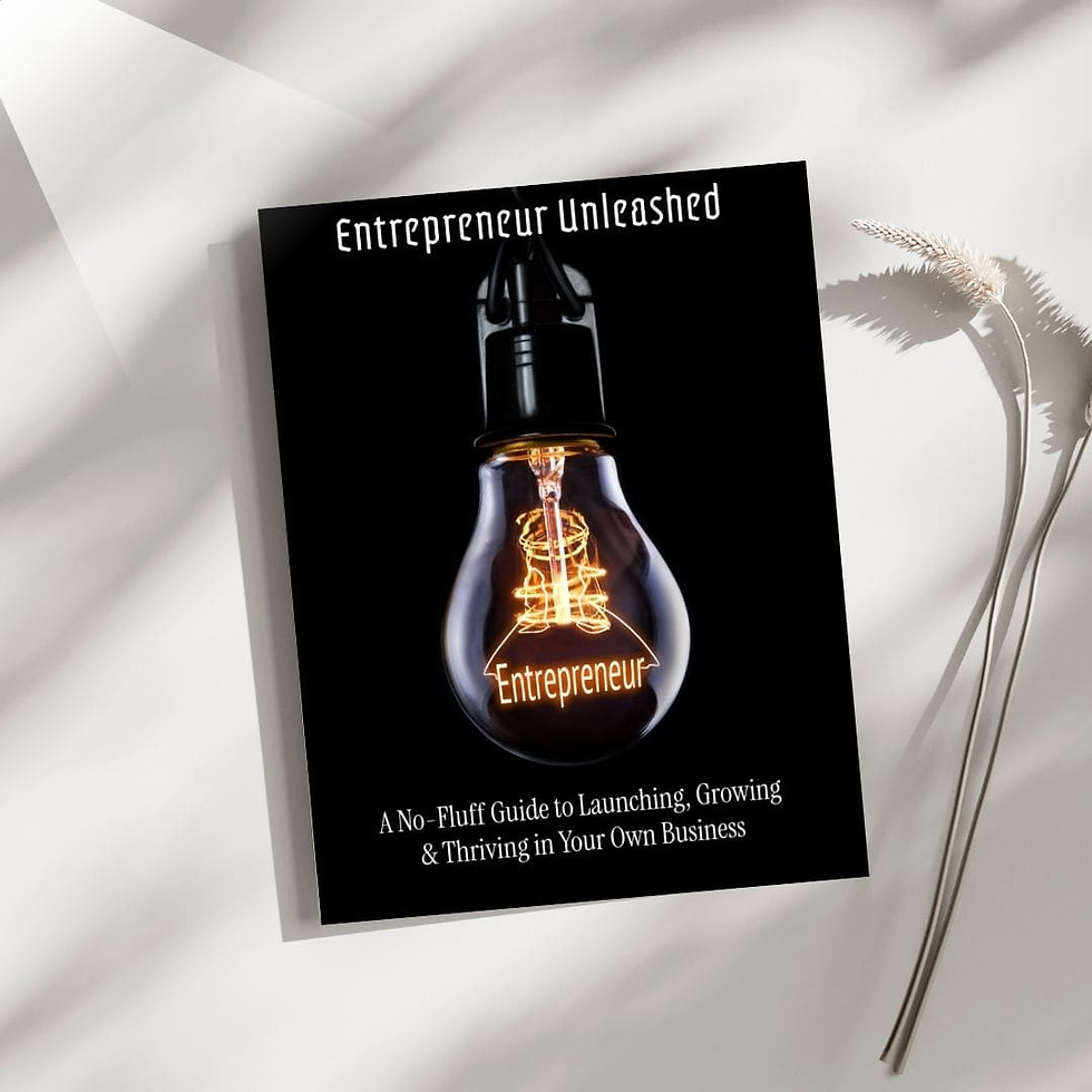 Entrepreneur Unleashed: A No-Fluff Guide to Launching, Growing & Thriving in Your Own Business