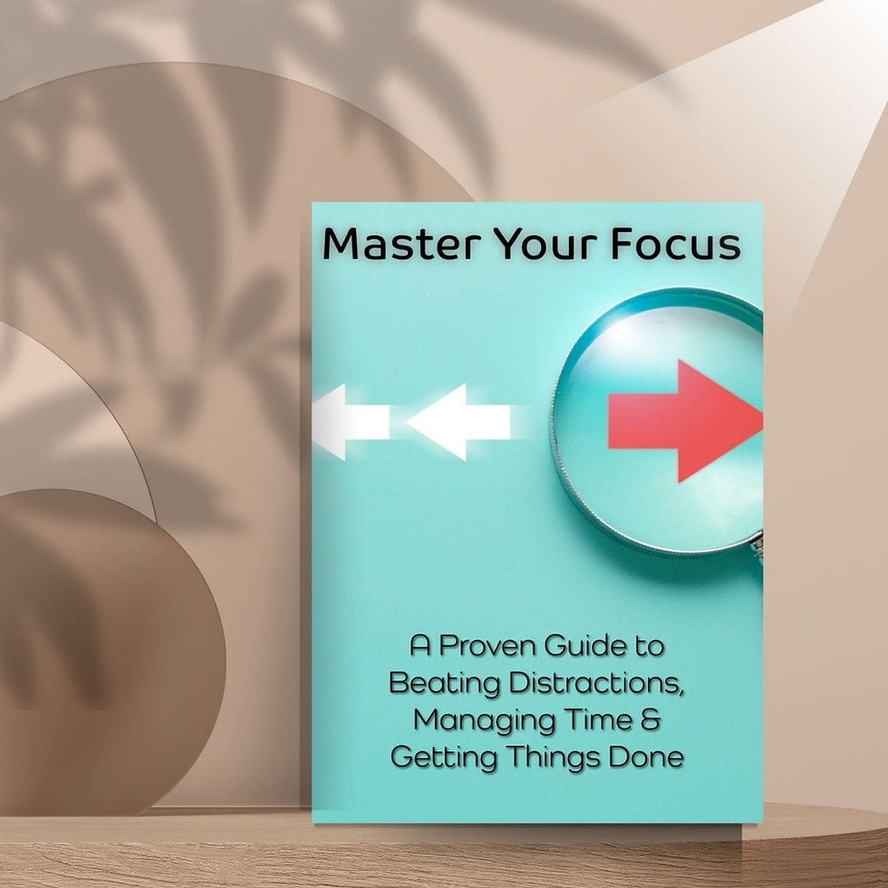Master Your Focus: A Proven Guide to Beating Distractions Managing Time and Getting Things Done