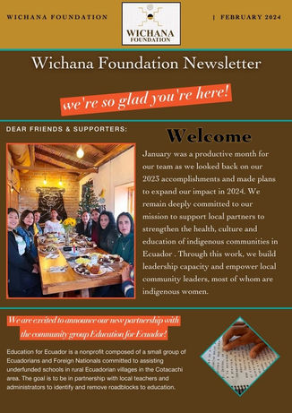 February 2024 Newsletter Template 1 - Wichana Foundation