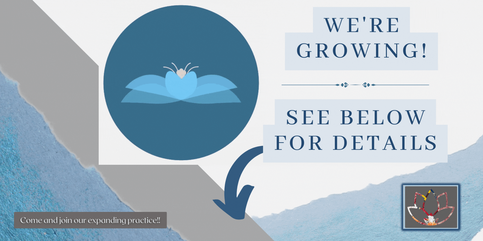 We're Growing Career Page Website Header