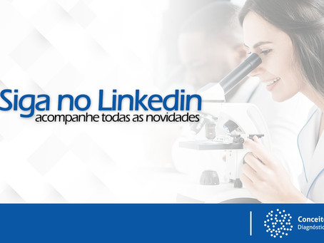 Fique por dentro de tudo sobre a Conceito também no Linkedin.