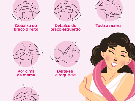 Outubro rosa - prevenção ao câncer de mama.