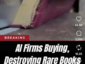 AI : Big tech shredding books in bulk