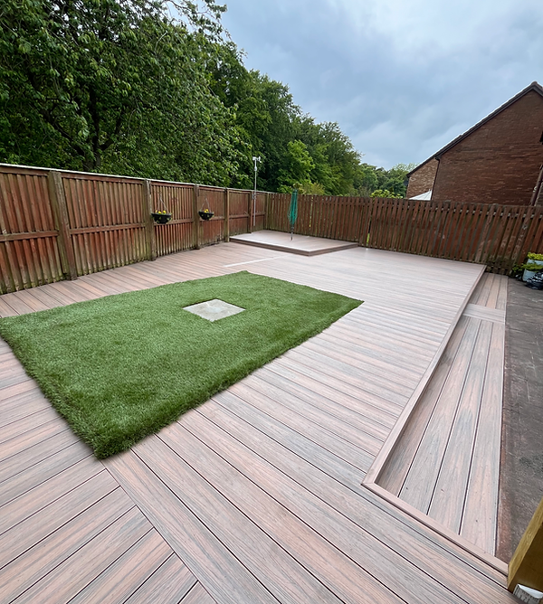 Premium HD Dual-Sided Composite Decking Boards -RTJ Designs Inverness