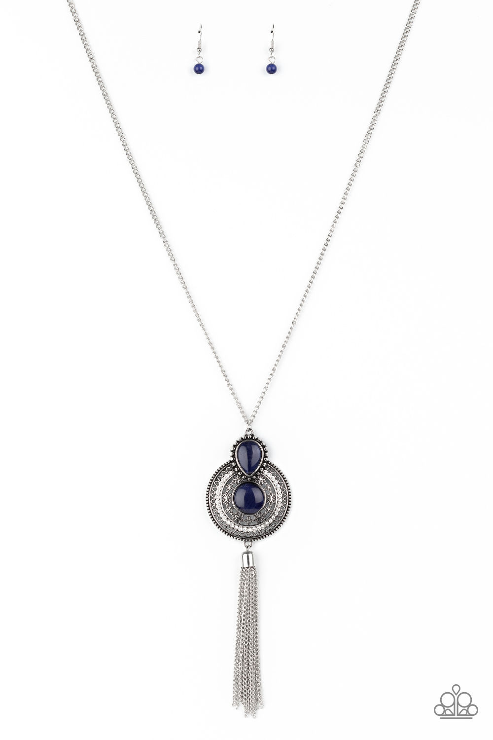 Mountain Mystic - Blue Paparazzi Necklace
