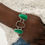 Thumbnail: Yacht Club Couture - Green Paparazzi Bracelet