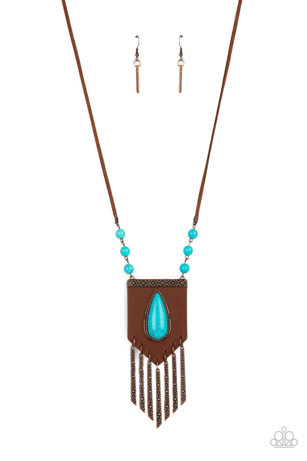 Enchantingly Tribal - Copper Paparazzi Necklace