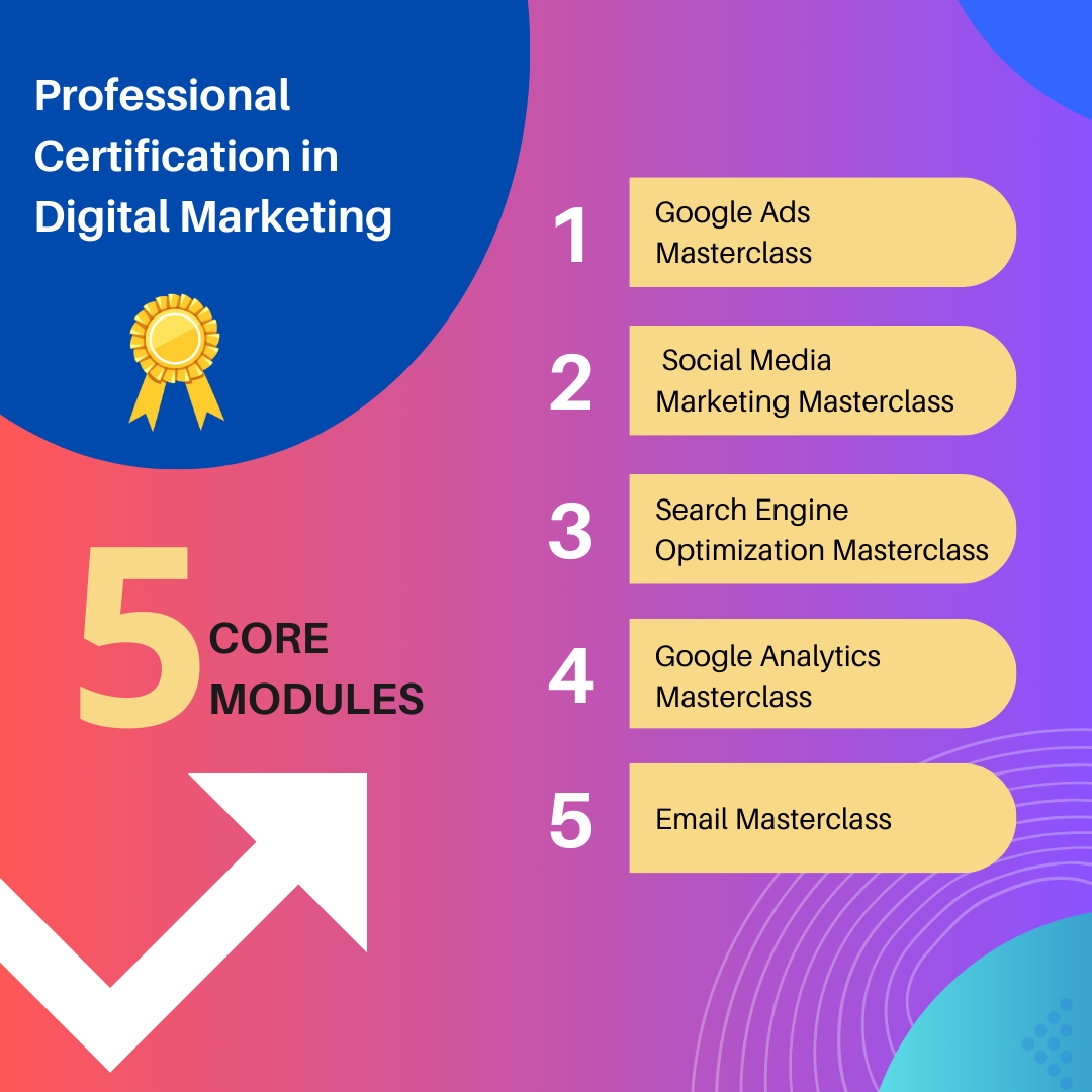 Professional Certification in Digital Marketing